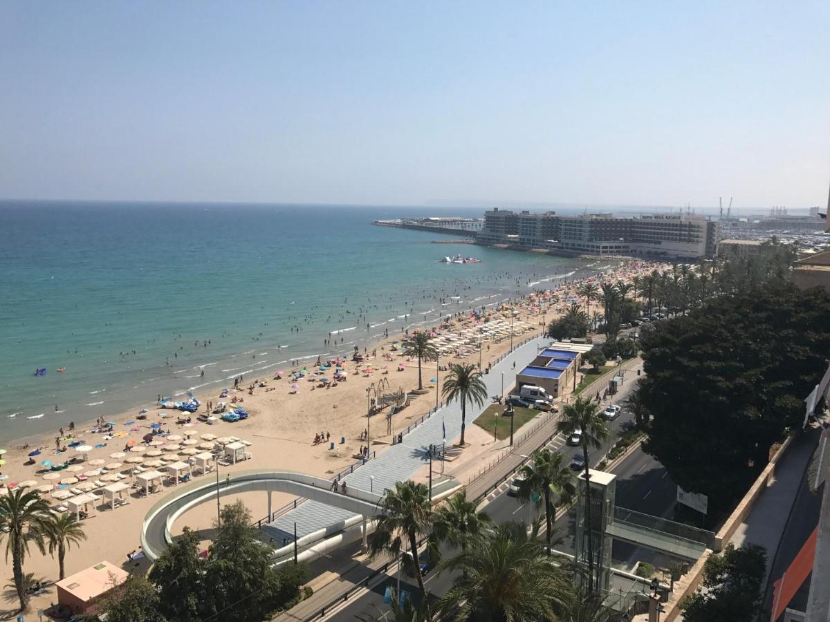 Atico De Lujo Con Vistas Al Mar, Primera Linea Playa Del Postiguet Аликанте Екстериор снимка