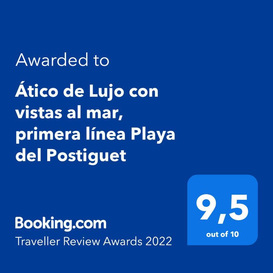 Atico De Lujo Con Vistas Al Mar, Primera Linea Playa Del Postiguet Аликанте Екстериор снимка